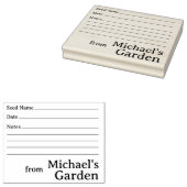 Tuinieren Zaad Bewaren  Rubberstempel (Gestempeld)