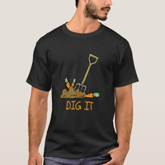 Tuinierenboeren Wortels & Bodem Graaf Het T-shirt (Voorkant)