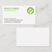 Tuiniergereedschap | Landschapsiconen Visitekaartje (Voorkant / Achterkant)