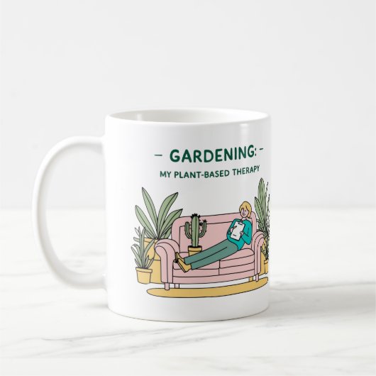 Tuiniermok voor dames koffiemok (Links)