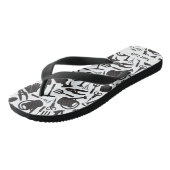 Tuinierpictogrammen Silhouetten Teenslippers (Schuin)