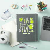 Tuinierpictogrammen Sticker (iPad Cover)