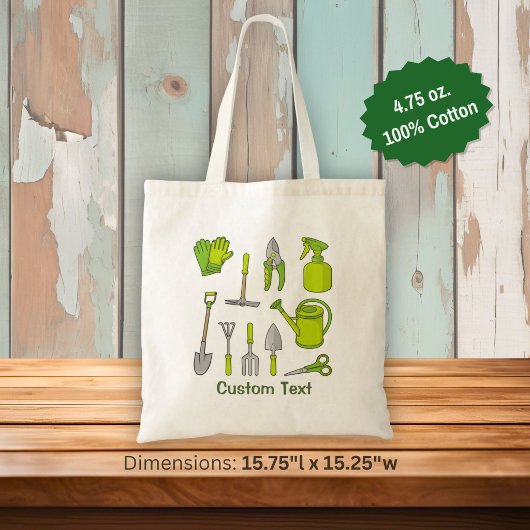 Tuinierpictogrammen Tote Bag