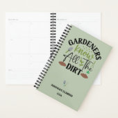Tuiniers kennen al het vuil gepersonaliseerd planner (Display)