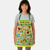 Tuiniers oogsten wat ze zaaien kind versie Schort (Insitu)