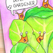 Tuinierverjaardag van Nicole Janes Briefkaart