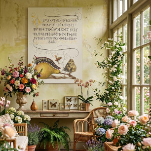 Tuininsecten, Vlieg, Rups, Peer, Duizendpoot Poster