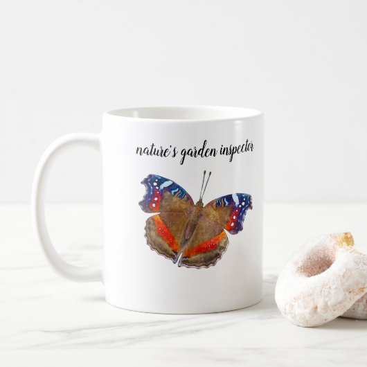 tuininspecteur van de natuur koffiemok (Met donut)