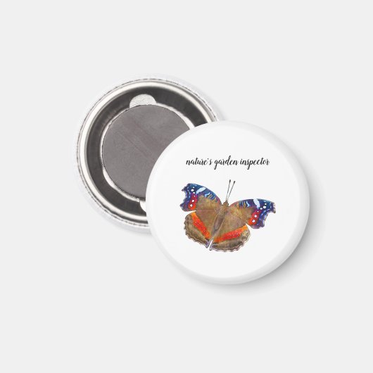 tuininspecteur van de natuur magneet (Voorkant / Achterkant)