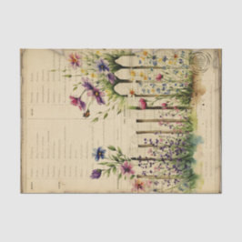 Tuinjournaal Tissuepapier