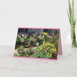Tuinkaart met voorjaarsbloemen uit de cottage gard kaart