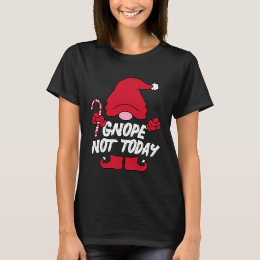 Tuinkabouter Gnope Tomte met Kabouterhoeden voor V T-shirt (Voorkant)