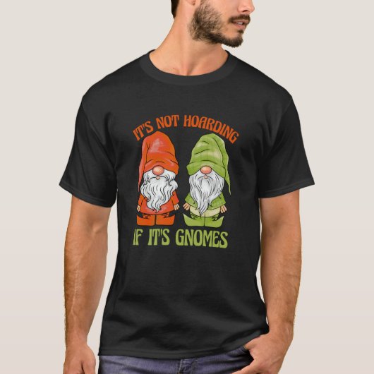 Tuinkabouter Het Is Niet Hamsteren Als Het Kaboute T-shirt (Voorkant)