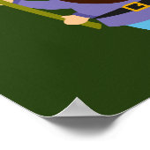 Tuinkabouter leuke tuinieren thema poster (Hoek)