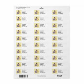 Tuinkabouter Narcis Sprookjesland Lente Pasen Etiket (Full Sheet)