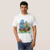 Tuinkabouter op motor t-shirt (Voorkant volledig)
