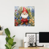 Tuinkabouter Poster (Thuiskantoor)
