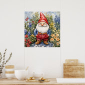 Tuinkabouter Poster (Keuken)