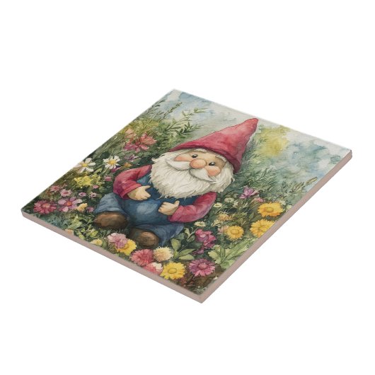 Tuinkabouter Tegeltje (Zijkant)