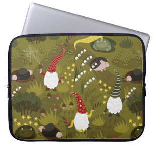 Tuinkabouters: Humoristische Flora Fauna. Laptop Sleeve