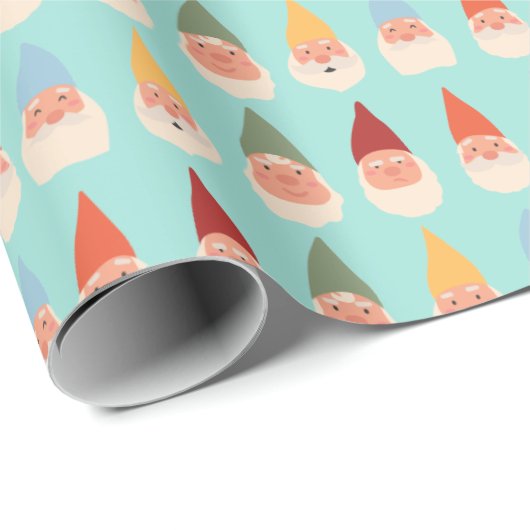 Tuinkabouters Robins Ei Blauw Achtergrond Cadeaupapier (Rol Hoek)