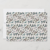 tuinkam | Egghshell Bloemenbruiloft Kaart (Achterkant)