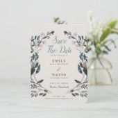 tuinkam | eierschaal | Bruiloft Bewaar de datum Save The Date (Staand voorkant)