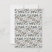 tuinkam | eierschaal | Huwelijksreactie RSVP Kaartje (Achterkant)