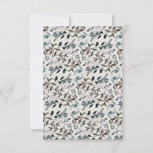 tuinkam | eierschaal | Huwelijksreactie RSVP Kaartje (Achterkant)