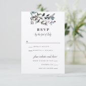 tuinkam | Mauve | Floral Menu Opties Bruiloft (Staand voorkant)