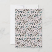 tuinkam | Mauve Trouwantwoord RSVP Kaartje (Achterkant)