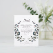 tuinkam | Rustic Kraft Wedding Hotel Details RSVP Kaartje (Staand voorkant)