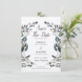 tuinkam | Rustieke Kraft bruiloft Save The Date (Staand voorkant)