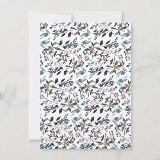 tuinkam | Rustieke Kraft bruiloft Save The Date (Achterkant)