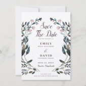 tuinkam | Rustieke Kraft bruiloft Save The Date (Voorkant)