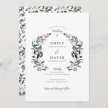 tuinkam | Wit | Huwelijksuitnodiging