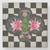 Tuinkamer Stenen Onderzetter (Voorkant)