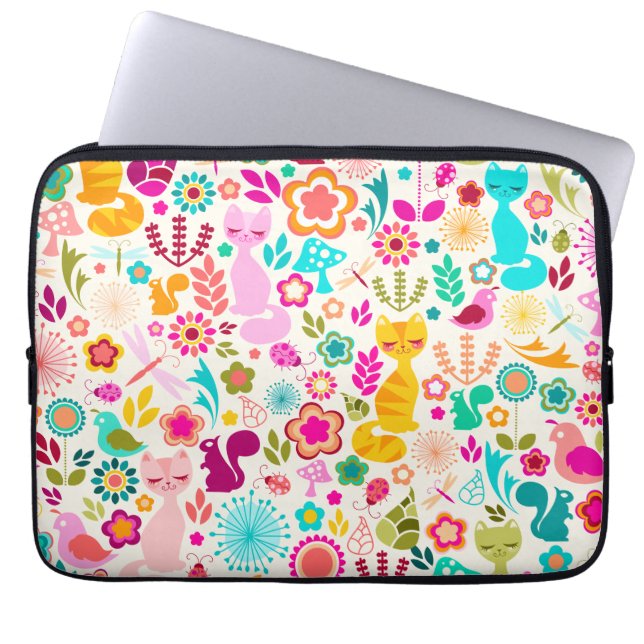 TuinKat Laptop Sleeve (Voorkant)