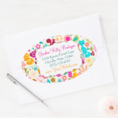 TuinKat Ovale Sticker (Envelop)