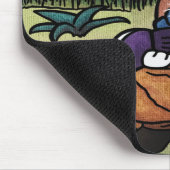 Tuinkat voor gebruik buitenshuis muismat (Hoek)