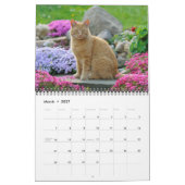 Tuinkatten - groottemedium kalender (Mar 2027)