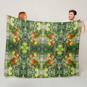 Tuinkers Tomaten Abstracte Natuur Fleece Deken