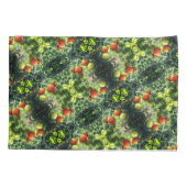 Tuinkers Tomaten Abstracte Natuur Kussensloop (Achterkant)