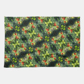 Tuinkers Tomaten Abstracte Natuur Theedoek (Horizontaal)