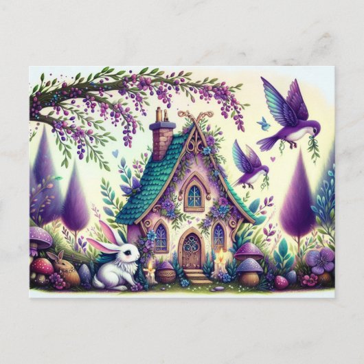 Tuinkonijntje briefkaart. briefkaart (Voorkant)