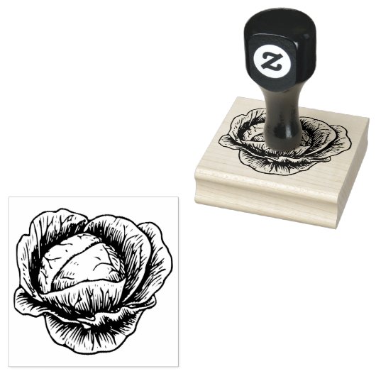 Tuinkool Rubberstempel (Gestempeld)