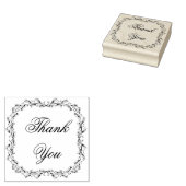  Tuinkrans Dank u Rubberstempel (Gestempeld)