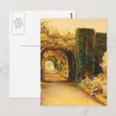 tuinkunst - Elgood, George S. Briefkaart (Voorkant / Achterkant)