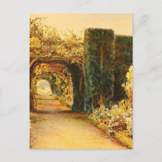 tuinkunst - Elgood, George S. Briefkaart (Voorkant)