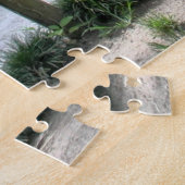 Tuinlandschap Japanse brugstroombomen Legpuzzel (Zijkant)